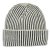 Muts - Gårda Megève Striped Cashmere Mix Beanie (grijs/wit)
