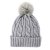 Muts - Gårda Saas-Fee Cable Knit Wool Mix Beanie (grijs)