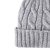 Muts - Gårda Saas-Fee Cable Knit Wool Mix Beanie (grijs)