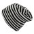 Muts - Gårda Saint-Gervais Striped Wool Mix Beanie (zwart/wit)