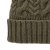 Muts - Gårda Villars Cable Knit Wool Mix Beanie (mosgroen)