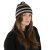 Muts - Gårda Davos Striped Merino Wool Beanie (bruin/beige)