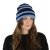 Muts - Gårda Lech Striped Wool Mix Beanie (blauw)