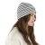 Muts - Gårda Saint-Gervais Striped Wool Mix Beanie (donkergrijs/wit)