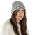 Muts - Gårda Saint-Gervais Striped Wool Mix Beanie (donkergrijs/wit)