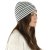 Muts - Gårda Saint-Gervais Striped Wool Mix Beanie (donkergrijs/wit)