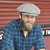 Flat cap - Jaxon Herringbone Big Apple Cap (bruin)