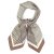 Sjaaltje - Gårda Narbonne Satin Scarf (bruin/wit)