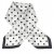 Sjaaltje - Gårda Polka Dot Satin Scarf (wit)