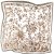 Sjaaltje - Gårda Provence Satin Scarf (bruin)