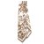 Sjaaltje - Gårda Provence Satin Scarf (bruin)