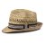 Stro hoed - Gårda Agulo Natural Straw Trilby (naturel/bruin)