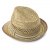 Stro hoed - Gårda Agulo Natural Straw Trilby (naturel/crème)