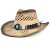 Stro hoed - Gårda Antibes Western Hat (natuur)