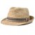 Stro hoed - Gårda Benijo Raffia Trilby (naturel/taupe)