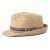 Stro hoed - Gårda Benijo Raffia Trilby (naturel/taupe)