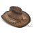 Stro hoed - Gårda Malaga Western Hat (bruin)