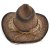 Stro hoed - Gårda Malaga Western Hat (bruin)