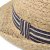 Stro hoed - Gårda Marzagan Raffia Trilby (naturel/blauw)