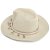 Stro hoed - Gårda Nerja Fedora (beige)