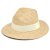 Stro hoed - Gårda Positano Fedora (naturel/beige)