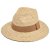 Stro hoed - Gårda Positano Fedora (naturel/kaki)
