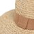 Stro hoed - Gårda Positano Fedora (naturel/kaki)