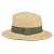 Stro hoed - Gårda Positano Fedora (naturel/donkergroen)