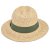 Stro hoed - Gårda Positano Fedora (naturel/donkergroen)