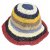 Stro hoed - Gårda Sorrento Bucket hat (donker multi)