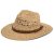 Stro hoed - Gårda Toulon Fedora (khaki)