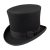 Hoeden - Victorian Top Hat (zwart)