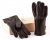 Handschoenen - Shepherd Women's Kate Leather Gloves (Zwart)