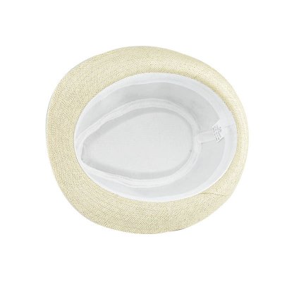 Hoeden - Gårda Trilby Strohoed Palmbomen (offwhite)