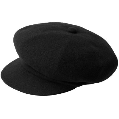 Flat cap - Kangol Wool Spitfire (zwart)