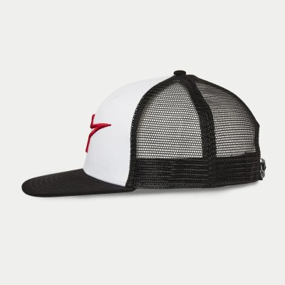 Caps - Alpinestars Corp Trucker Cap (wit/zwart)