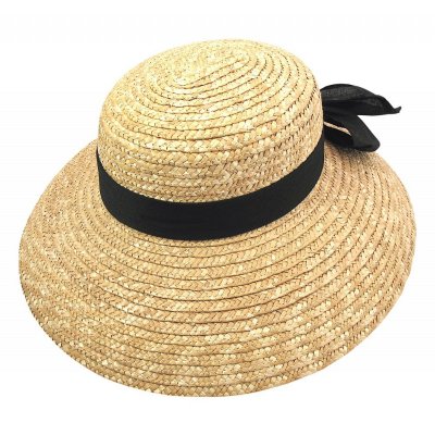 Hattar - Milan Boater Straw Sun Hat (natur)