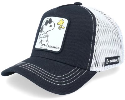 Cap - Capslab Peanuts Snoopy (Zwart/Wit)