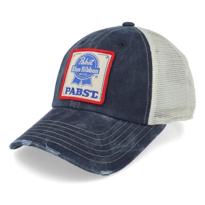 Kap - American Needle PABST Orville Trucker (blauw/gebroken wit)