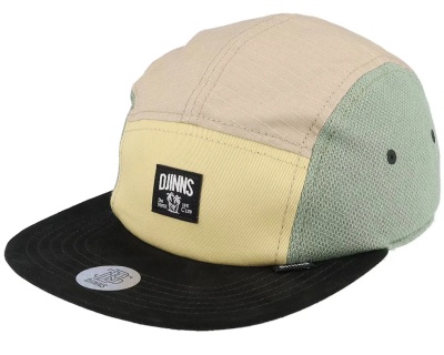 Kap - Djinns 5 Panel Flat Cap Fab Mix (multi)