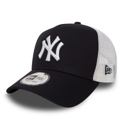 Kap - New Era New York Yankees 9FORTY Trucker (marineblauw/wit)