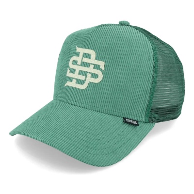 Kap - Djinns HFT Cap CordFelt Trucker (groente)
