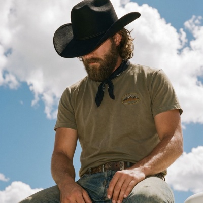 Hoeden - Gårda Dubois Wool Felt Cowboy (zwart)