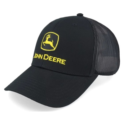 Kap - John Deere Current JD TM Embroidery Trucker (zwart)