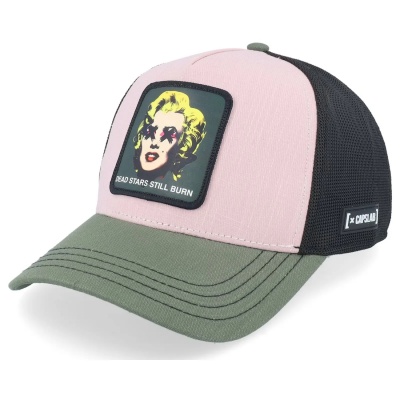 Kap - Capslab Art Dead Star Cap (roze/groen/zwart)