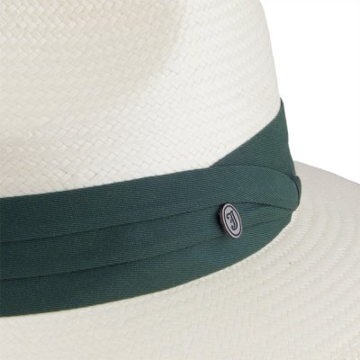 Hoeden - Jaxon Toyo Safari Fedora With Olive Band (wit)