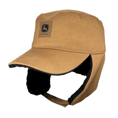 Cap - John Deere Cotton Faux Fur Lining Hat (bruin)