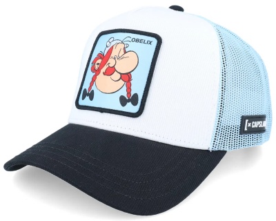 Kap - Capslab Obelix Trucker (wit/lichtblauw/zwart)