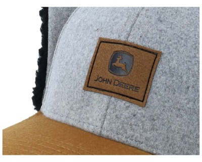 Kap - John Deere Winter Cap (grijs/beige/zwart)