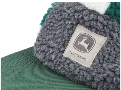 Kap - John Deere Winter Cap (groente/grijs/wit)